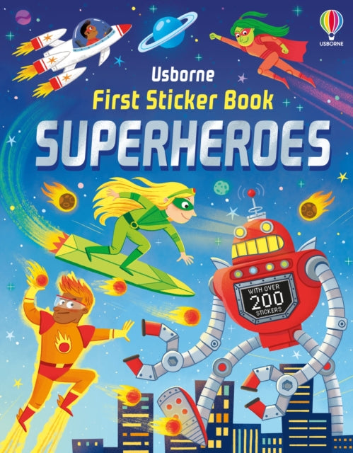 First Sticker Book Superheroes 9781805070832