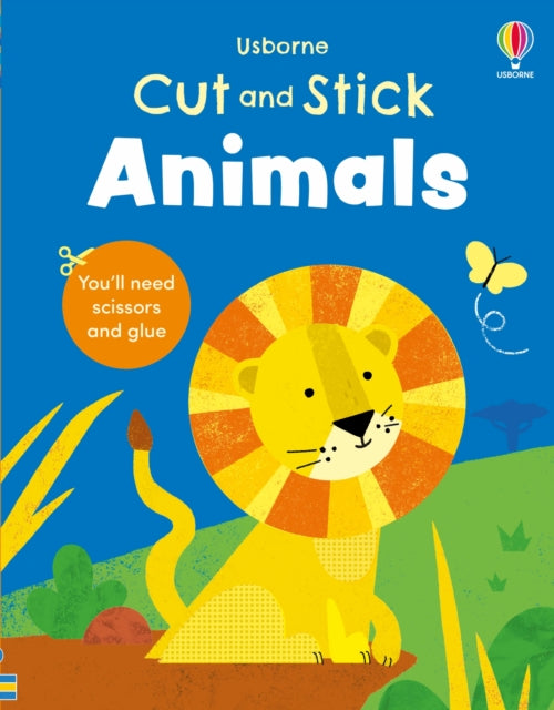 Cut and Stick Animals 9781805077121
