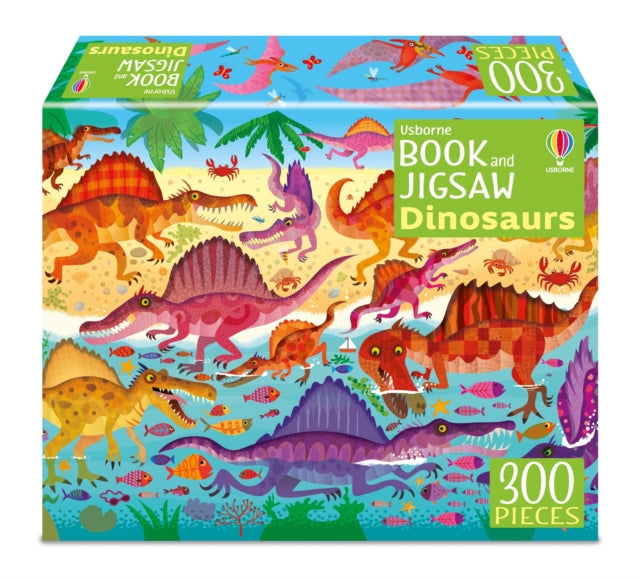 Usborne Book and Jigsaw Dinosaurs 9781805319443
