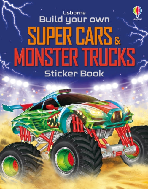 Build Your Own Super Cars and Monster Trucks Sticker Book 9781835408452