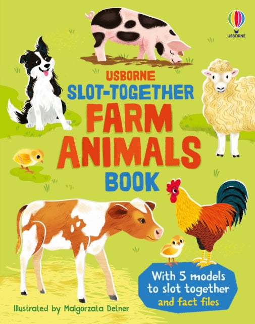Slot-together Farm Animals Book 9781835409312