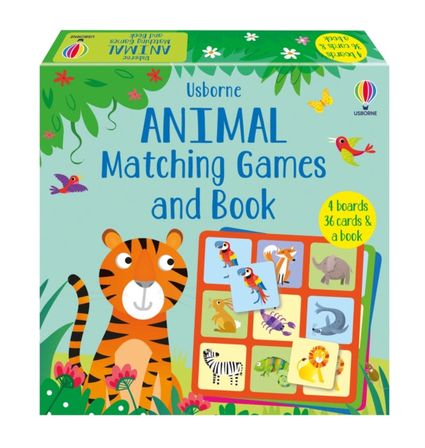 Animal Matching Games and Book 9781836041429