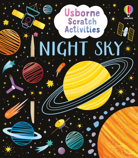 Usborne Scratch Activities Night Sky 9781836043270