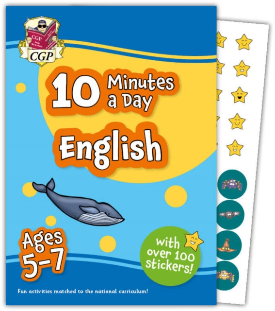 10 Minutes a Day English for Ages 5-7 (with over 100 stickers) B2