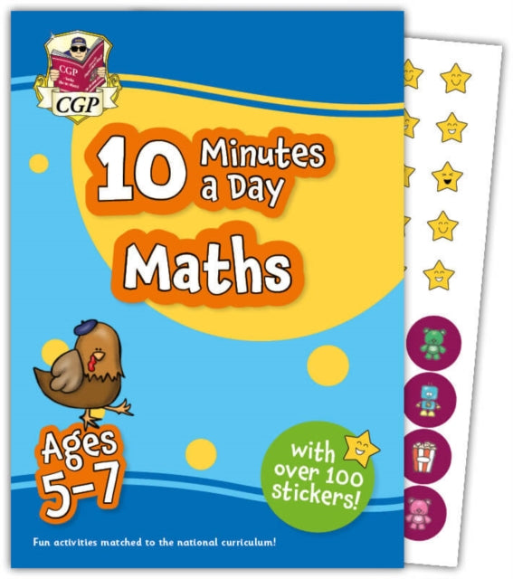 10 Minutes a Day Maths for Ages 5-7 (with over 100 stickers) 9781837740222