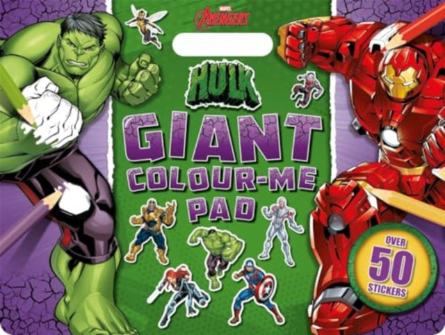 Marvel Avengers Hulk: Giant Colour-Me Pad 9781837951123