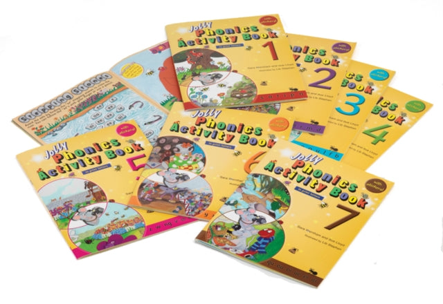 Jolly Phonics Activity Books 1-7 : in Print Letters (American English edition) 9781844142767