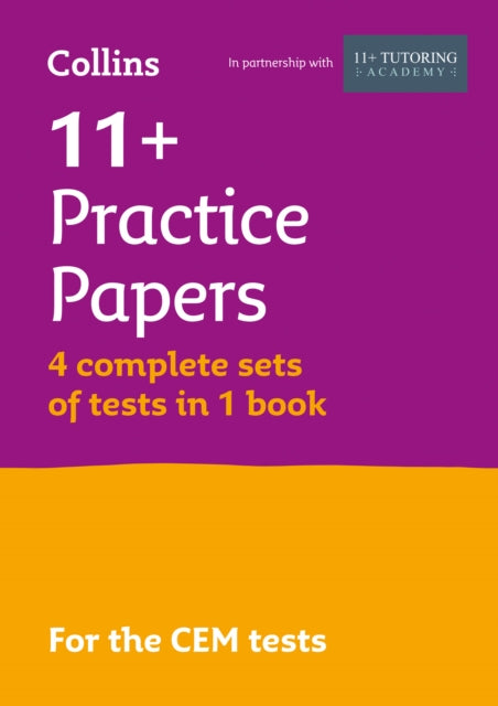 11+ Verbal Reasoning, Non-Verbal Reasoning & Maths Practice Papers (Bumper Book with 4 sets of tests) : For the 2025 Cem Tests B2