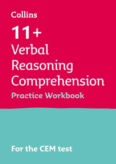 11+ Verbal Reasoning Comprehension Practice Workbook : For the 2025 Cem Tests 9781844199013