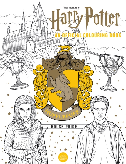 Harry Potter: Hufflepuff House Pride : The Official Colouring Book 9781849947480