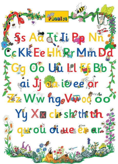 Jolly Phonics Letter Sound Poster : in Precursive Letters (British English edition) 9781870946230