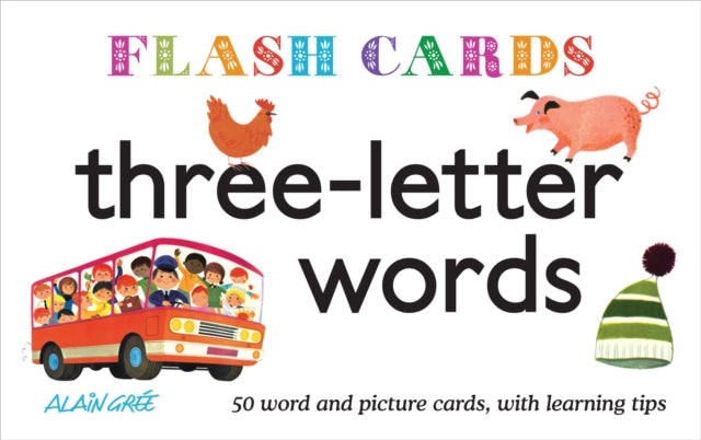 Three-Letter Words - Flash Cards 9781908985149