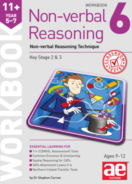 11+ Non-verbal Reasoning Year 5-7 Workbook 6 : Non-verbal Reasoning Technique 9781910107713