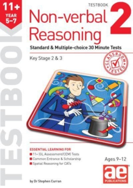 11+ Non-verbal Reasoning Year 5-7 Testbook 2 : Standard & Multiple-choice 30 Minute Tests B2