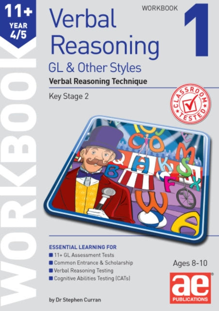 11+ Verbal Reasoning Year 4/5 GL & Other Styles Workbook 1 : Verbal Reasoning Technique 9781910107980