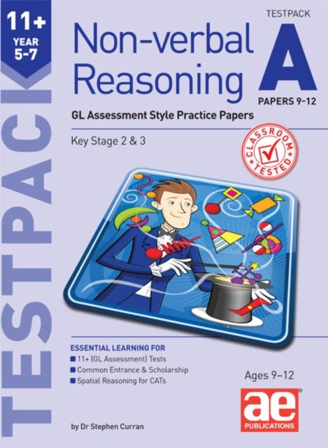11+ Non-verbal Reasoning Year 5-7 Testpack A Papers 9-12 : GL Assessment Style Practice Papers 9781911553182