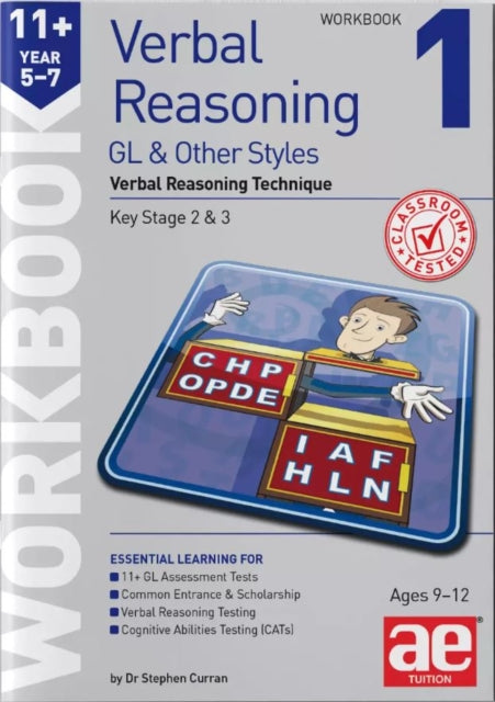 11+ Verbal Reasoning Year 5-7 GL & Other Styles Workbook 1 : Verbal Reasoning Technique 9781911553892