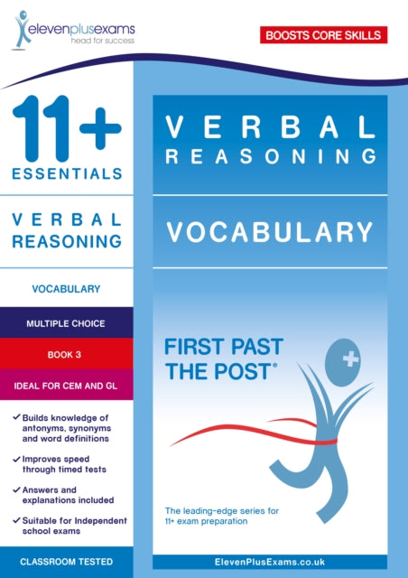 11+ Essentials Verbal Reasoning: Vocabulary Book 3 9781912364640