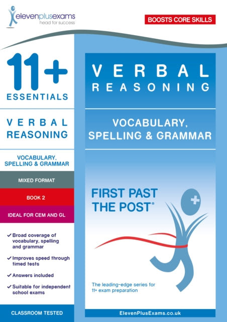 11+ Essentials Verbal Reasoning: Vocabulary, Spelling & Grammar Book 2 9781912364664
