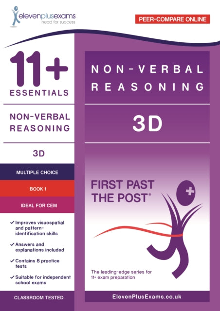 11+ Essentials - 3-D Non-verbal Reasoning Book 1 (First Past the Post) - CEM (Durham University) 9781912364855