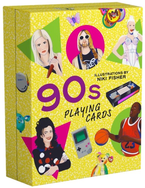 90s Playing Cards : Featuring the decade's most iconic people, objects and moments 9781923049154