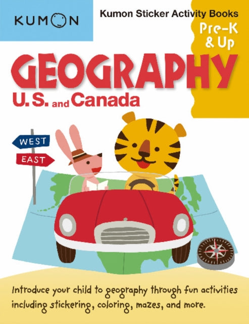 Kumon Sticker Activity Books: Geography U.S. and Canada-9781941082676