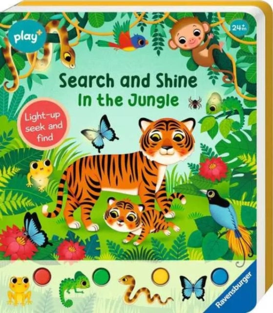 Ravensburger Play+ Infant & Toddler - Search and Shine In the Jungle : Light-up, seek and find-9783380970019