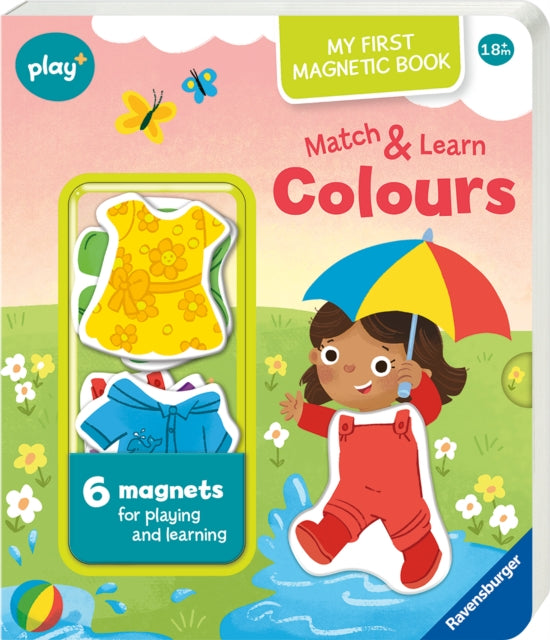 Ravensburger Play+ Infant & Toddler - My First Magnetic Book: Match and Learn Colours-9783380970224