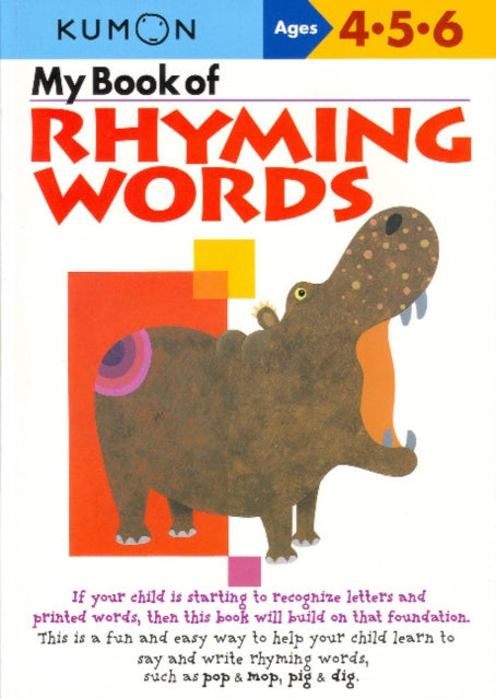 Kumon My Book of Rhyming Words-9784774307619